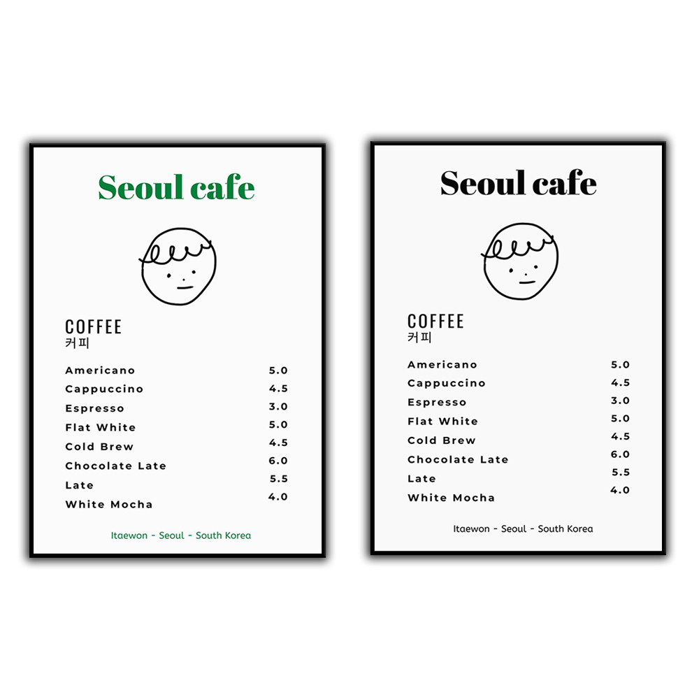 Korean Arts And Lifestyle - Seoul Cafe Stampa Wall Art Stampabile